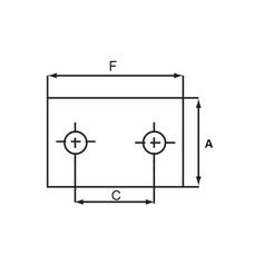 Sparex Single Clamp Bottom Plate Type 1 3