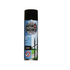 Nitromors Anti-Rust Hammered Metal Paint Black 500ml 1