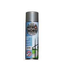 Nitromors Anti-Rust Hammered Metal Paint Silver 500ml 1