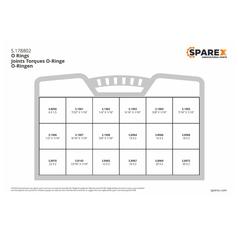 Handipak O Ring Assortment Metric & Imperial 610 pcs. 3