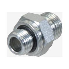 Hydraulik-Adapter 1/2\'\' BSP Stecker x M18 x 1.50 Metrisch Stecker Flat Face mit O-Ring 2