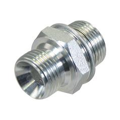 Hydraulik-Adapter 3/8\'\' BSP Stecker x M18 x 1.50 Metrisch Stecker Flat Face mit O-Ring 1