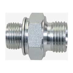Hydraulikadapter 1/2\'\' BSP Han x M22 x 1.50 Millimeter Han Flat Face med O-Ring 3