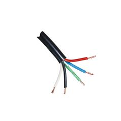 Kabel 5x1.5mm²  (1m) Sort Reel 1