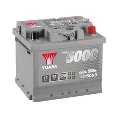 Yuasa YBX5063 12V 52Ah 520A Batterie High Performance SMF 1