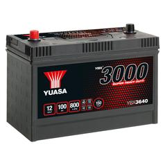 Yuasa YBX3640 12V 100Ah 800A Super Heavy Duty Batería 1