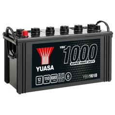 Yuasa YBX1618 12V 110Ah 680A Super Heavy Duty Batería 1