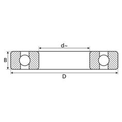 Sparex Rolamento (62152RS) 4