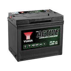 Yuasa L26-70 12V 70Ah 480A Active® Leisure & Marine Batterie 1