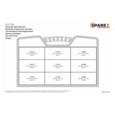 Assortiment opvulschijven  50-60 (bi) 62-75 (bu) 2