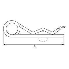 Agripak 10 stk. Hårnålesplit, 5 x 105mm 3