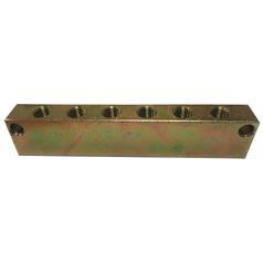 Verdeelblok dubbel M10x1 -  8 x M10x1 1
