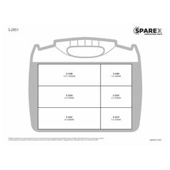 Sortimentskasten 60 Stk. Farmerpack Spannstift Sortiment 3 - 10mm 3