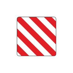 Set Overlastklever Rechts en Links, Vinyl Sticker, 423mm x 423mm 1