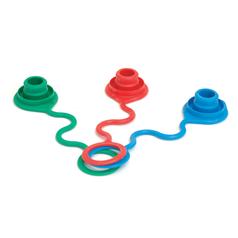 Stauff Dust Plug Red Rubber Fits 1/2\'\' Female Coupling 1