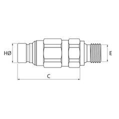 Stecker Bg2 FF M22x1.5 2
