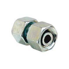 15L Metric Compression Tube Nut 15mm for Hydraulic Pipe Mild Steel