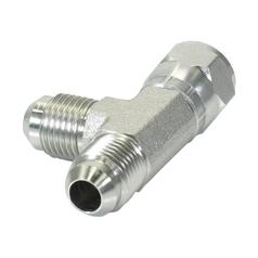Hydraulisches T-Stück 9/16\'\' JIC Stecker x 9/16\'\' JIC Drehbare Buchse x 9/16\'\' JIC Stecker 1