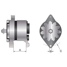 Alternator (Mahle) - 14V, 55 Ampery 4