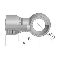Parker Banjo Hose Insert 1/4\'\' x 14mm Ø 2