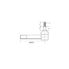 Track Rod, Length: 215mm 2