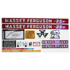 Decal - Massey Ferguson 35 Diesel Deluxe 1