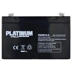 Battery PAGM12-6, 6V, AH Capacity @20HR: 12 1