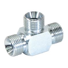 Hydraulisk T-stykke 1/2\'\' BSP Han x 1/2\'\' BSP Han x 1/2\'\' BSP Han 1