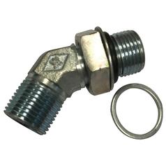 Raccord Angle 45° M/M 3/8\'\' BSP - 3/8\'\' BSP - 250Bar 1