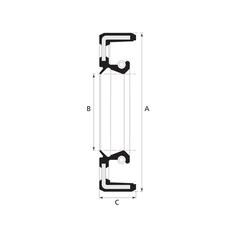 Joint SPI 45 x 80 x 10 mm