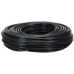 Câble électrique, noir. 50m, 2 fils, 1.5mm² 2