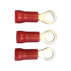 Kabelschoen Ring, enkele trekontlasting,, Ø4.3mm, Rood (0.5 - 1.5mm) 1