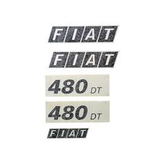 Decal Set-Stickers for tractor fiat 765c... 