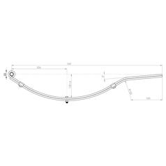 Trailer Leaf Spring - (2) 750 KG per pair 3