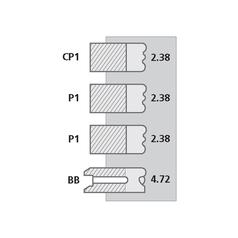 Piston Ring +0.020\'\' (0.50mm) 2