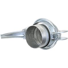 Coupling with Threaded End - Male 6\'\' (159mm) x 6\'\' BSPT (Galvanised) 2