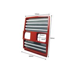 Front Grille, Replacement for: Fiat. 3