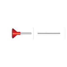 Engine Stop Cable - Length: 1975mm, Outer cable length: 1612mm. 3
