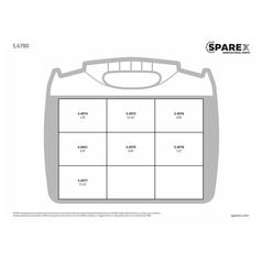 Handipak 300 pcs. Flat Washers 1/4 - 5/8\'\' 3