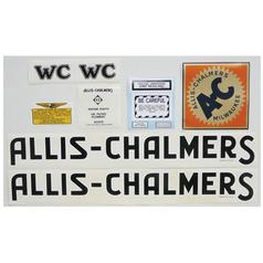 Decal - Allis Chalmers WC 1