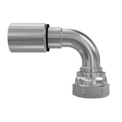 Parker BSP 60° Perskoppeling 1/2\'\' x 5/8\'\' - 14TPI Vrouw Wartel 90° 1