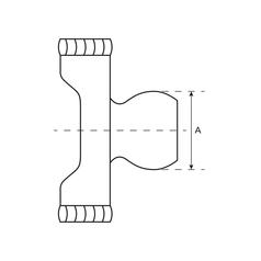 PTO Yoke - Quick Release Wide Angle (U/J Size: 27 x 75 & 24 x 91mm) Spline Type: 1-3/8\'\'x 6 3