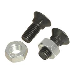 Round Countersunk Square Hex Bolt & Nut (TFCC) - M10 x 25mm, Tensile strength 8.8 1