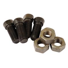 Conical Head Bolt 2 Flats With Nut (TC2M) -34mm, Tensile strength 12.9 1