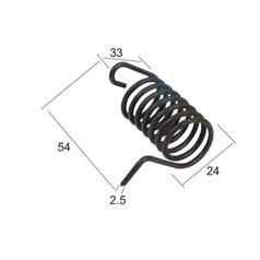 Haytine Return Spring RH Replacement for PZ 2
