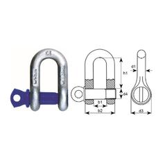 Harpsluiting  & Nut 3.25T 3