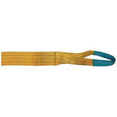 Élingues plat 2 boucles 3 Ton Jaune L2M B: 90mm MC90 1