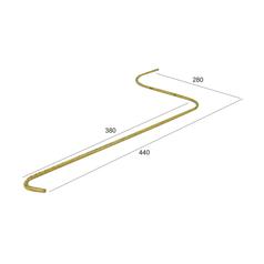 Wheel Rake Tine Length:440mm, Width:280mm, Ø6mm - Replacement for Taege 2