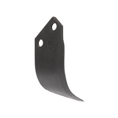 Rotavator Blade Curved RH 60x6mm Height: 164mm. Hole centres: 40mm. Hole Ø: 12.5mm. Replacement for Celli 1