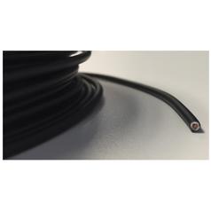 Câble électrique, noir. 50m, 1 fils, 2.5mm² 2